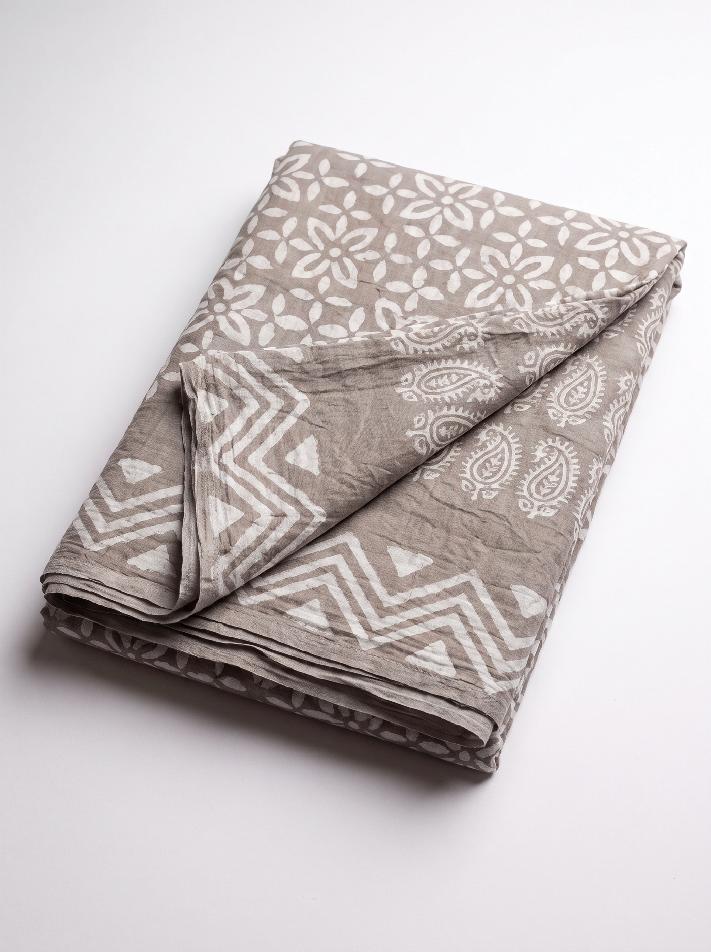 Mul Modal Cotton Terracotta Printed Dailywear Saree - Image 5