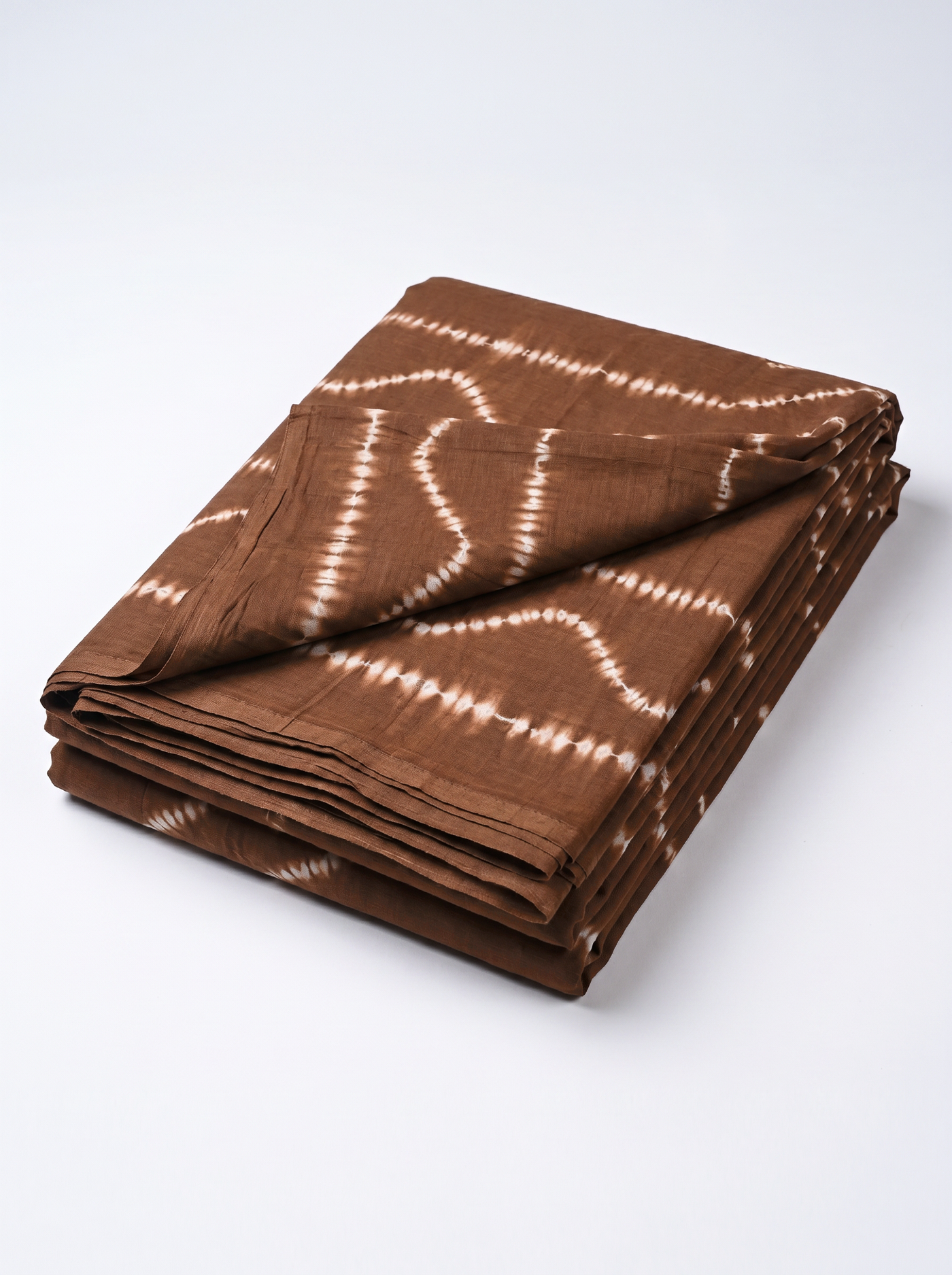 Pure Mulmul Cotton Saree | Brick Red Handblock Print | Summer & Office Wear | With Blouse image 5
