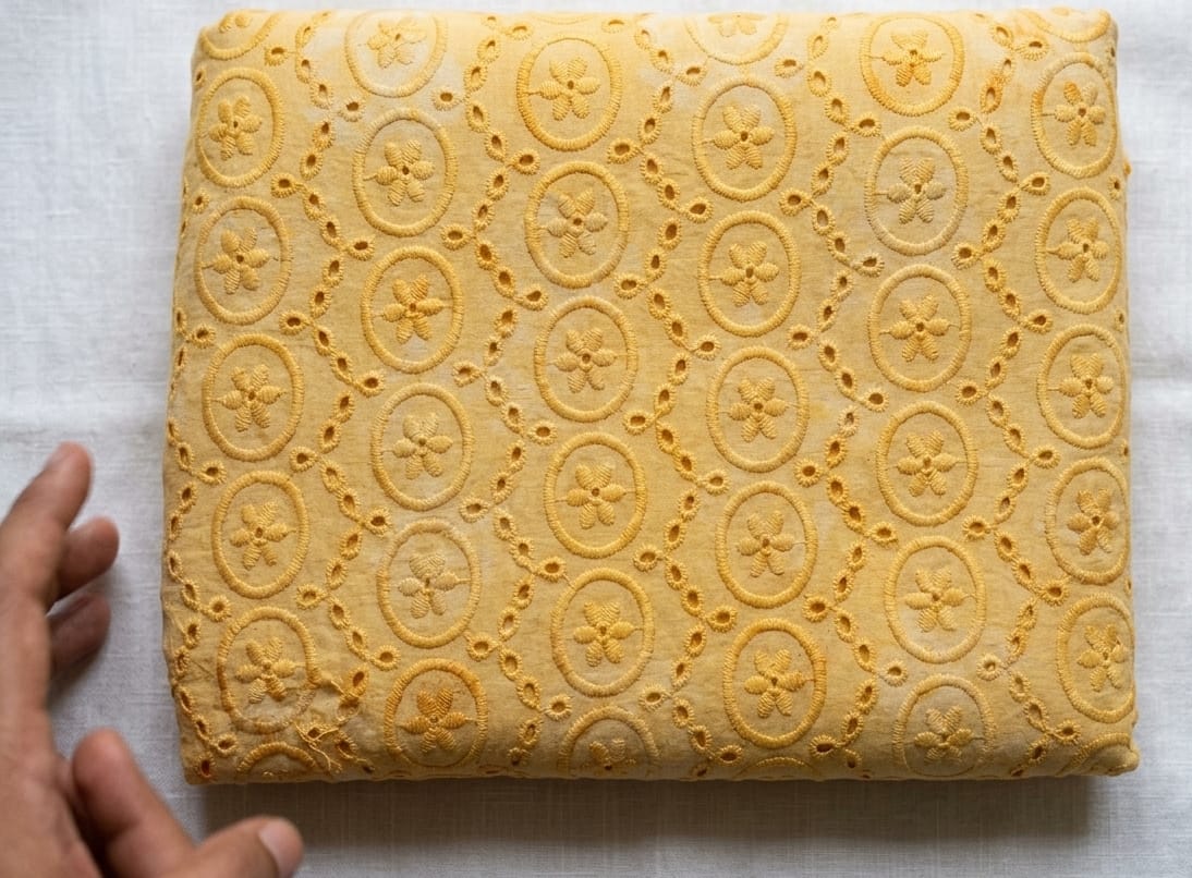 Hakuba Cotton Than Fabric - Mustard Yellow - Bana