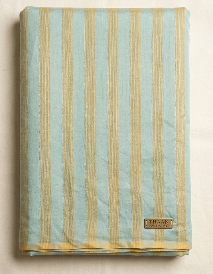 Soft Banarasi Chanderi Than Fabric - Sage Green